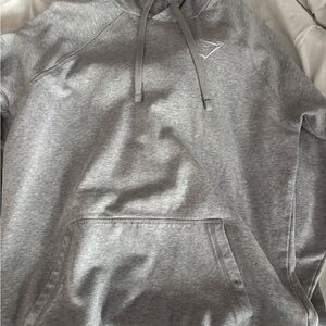 gymshark light grey sweatshirt
